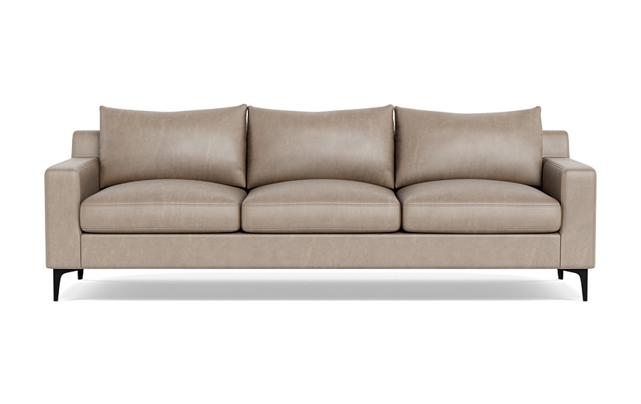 Sloan 3-Seat Leather Sofa - Image 0