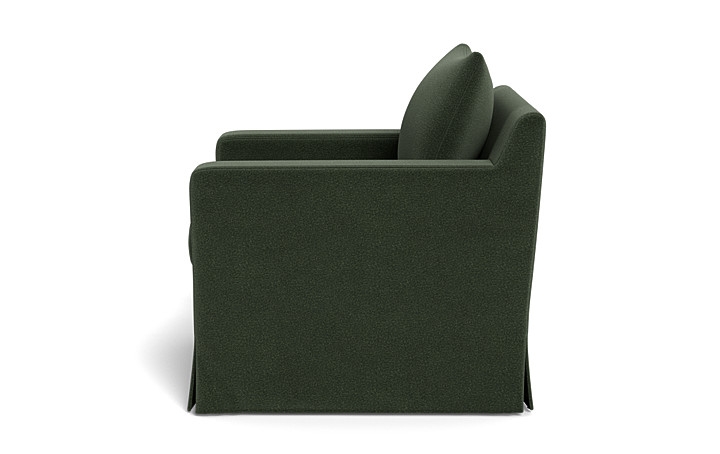 Sloan Slipcovered Swivel Glider Accent Chair - Image 1