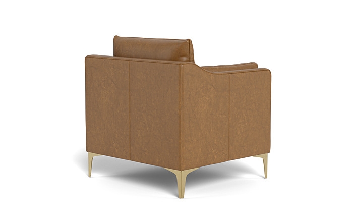 Caitlin Leather Petite Chair by The EverygirlÃ?Â® - Image 4