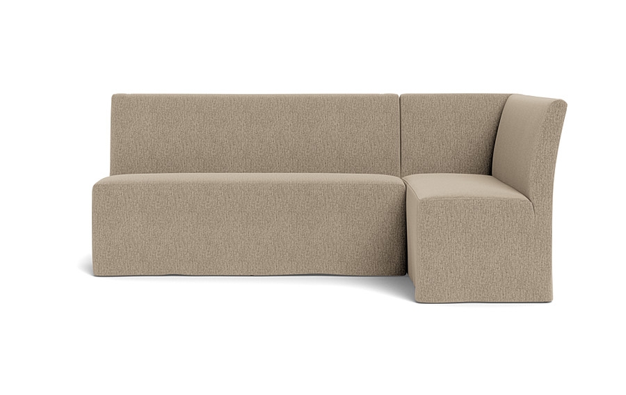Dorian Slipcovered Right Banquette - Image 0