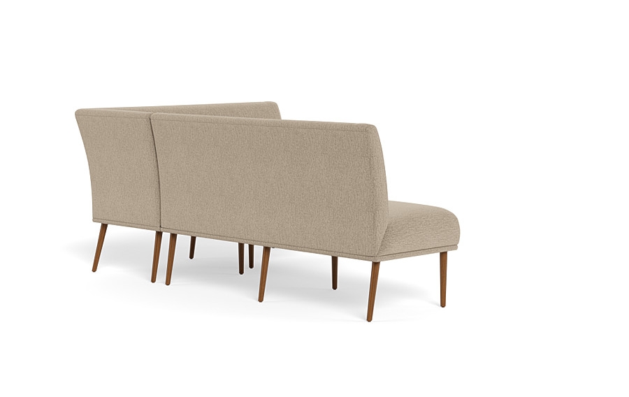 Dorian Upholstered Right Banquette with Tufting Option - Image 4