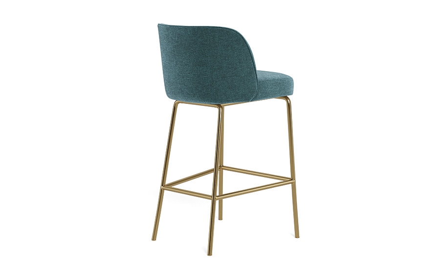 Graham Metal Framed Upholstered Bar Stool - Image 1