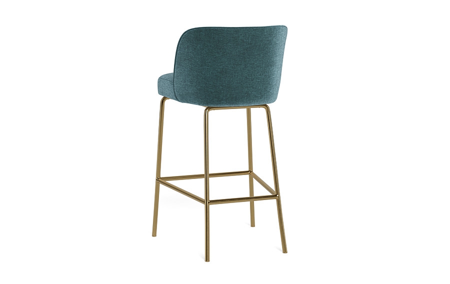 Graham Metal Framed Upholstered Bar Stool - Image 3