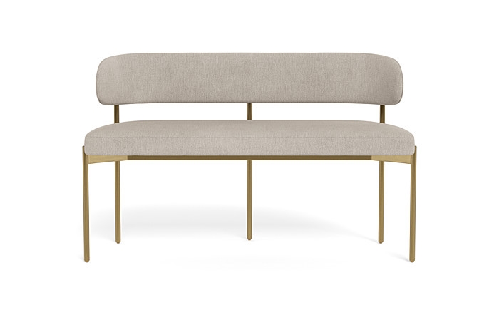 Hollis Upholstered Metal Framed Bench - Image 0