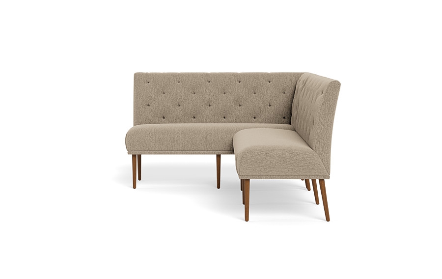 Dorian Upholstered Left Banquette with Tufting Option - Image 1