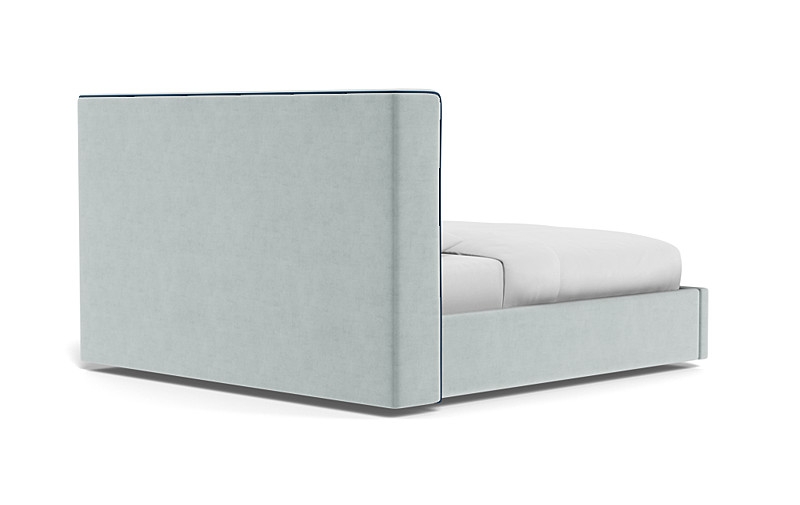 Graham Upholstered Bed with Contrast Piping and Storage Option - Image 3