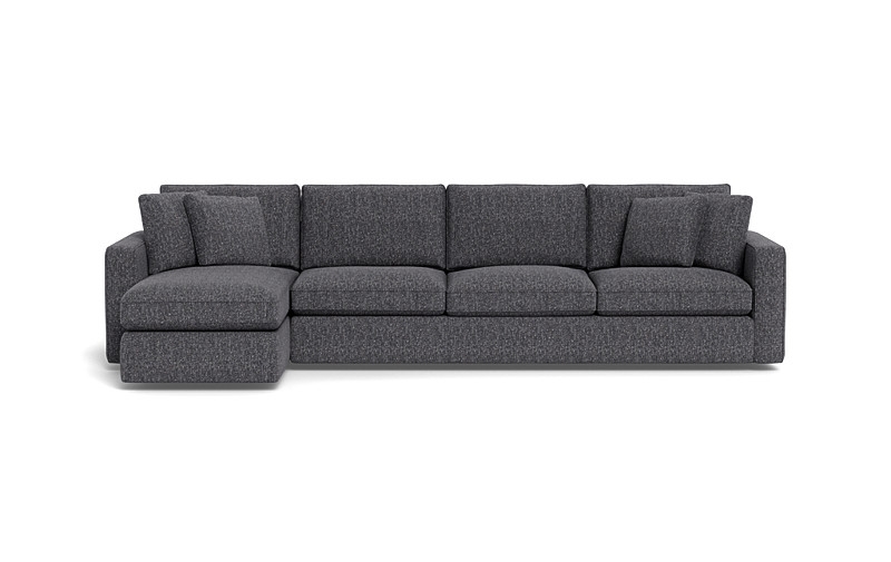 James 4-Seat Left Chaise Sectional with Storage - Image 0