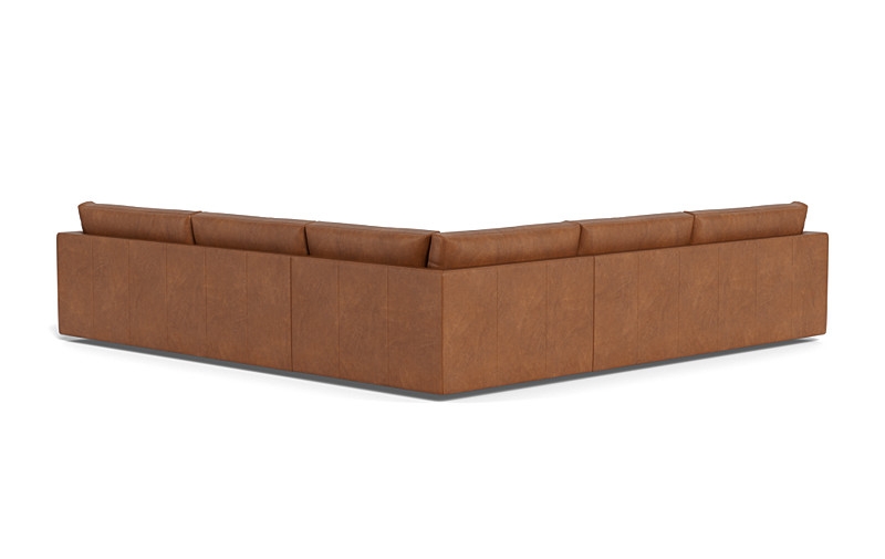 Lukas Leather 3-Piece 4-Seat Corner Sectional - Image 4