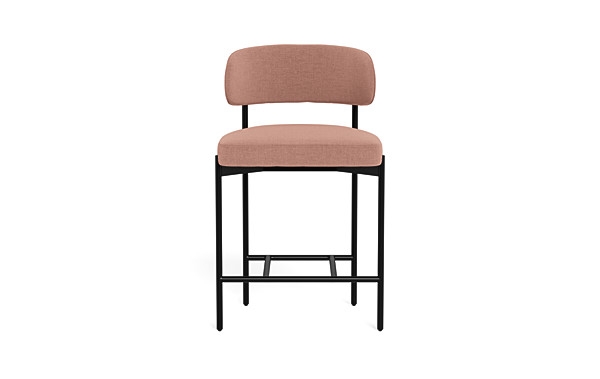 Hollis Metal Framed Upholstered Counter Stool - Image 0
