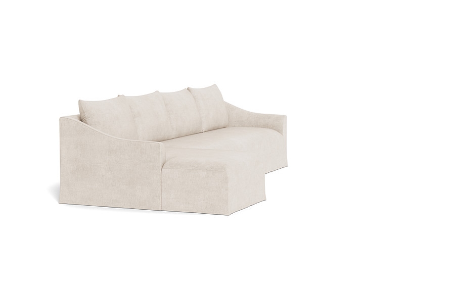 Dixon Slipcovered 4-Seat Left Chaise Sectional - Image 2
