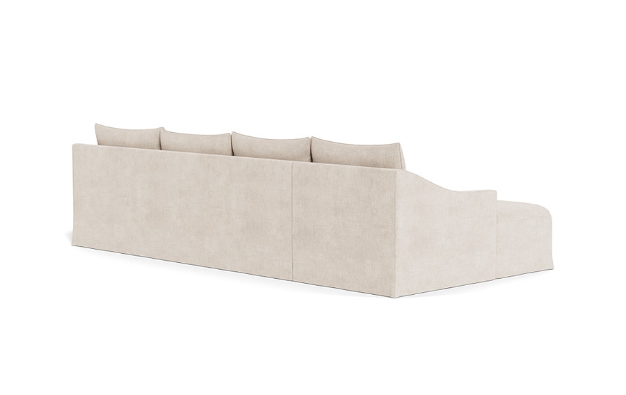 Dixon Slipcovered 4-Seat Left Chaise Sectional - Image 3