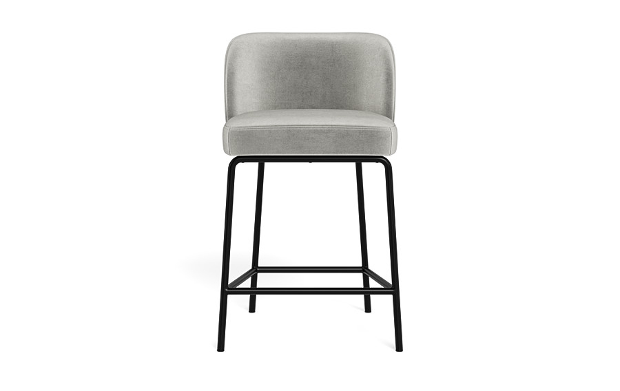 Graham Metal Framed Upholstered Counter Stool - Image 0
