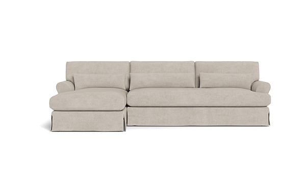 Maxwell Slipcovered Sectional Sofa with  Chaise by Apartment Therapy - Image 0