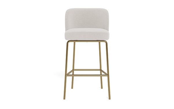 Graham Metal Framed Upholstered Bar Stool - Image 0