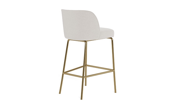 Graham Metal Framed Upholstered Bar Stool - Image 3