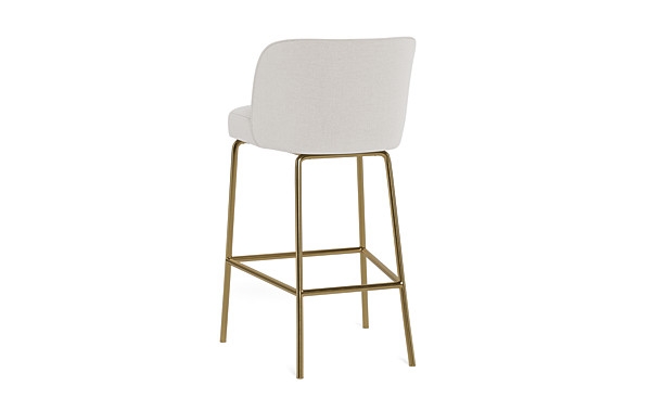 Graham Metal Framed Upholstered Bar Stool - Image 2