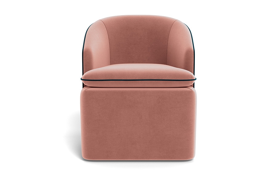 Daphne Upholstered Chair with Contrast Piping - Image 0