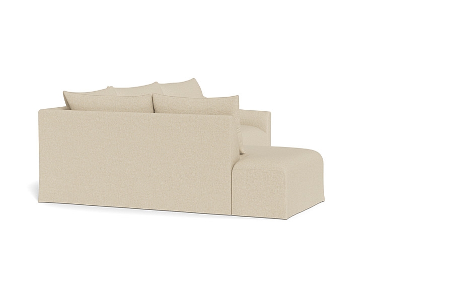 Dixon Slipcovered 3-Seat Left Bumper Sectional - Image 1