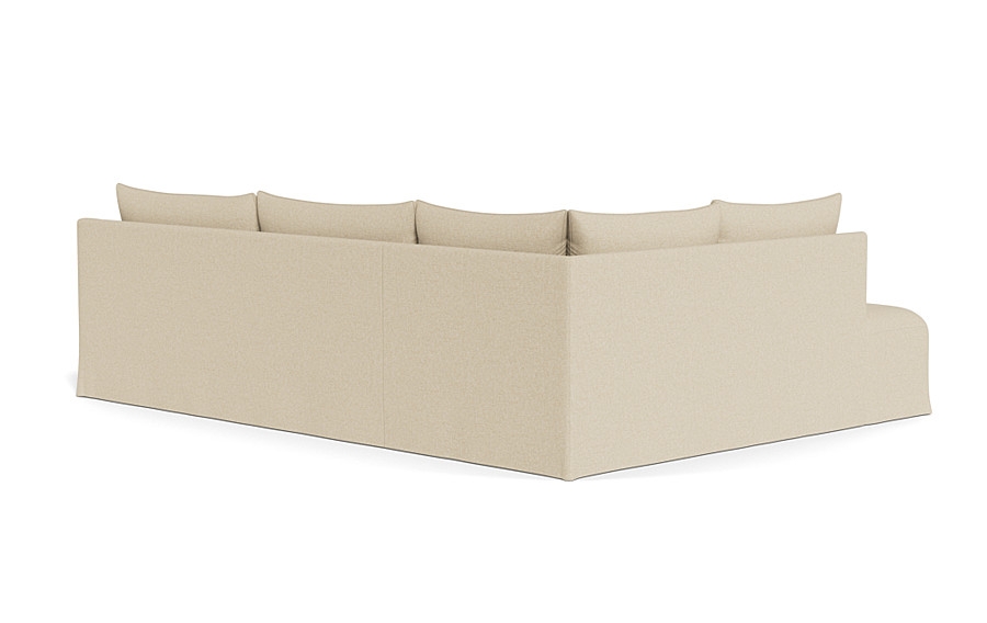 Dixon Slipcovered 3-Seat Left Bumper Sectional - Image 2