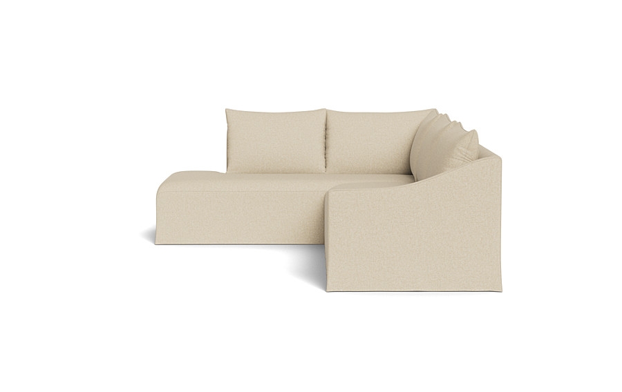 Dixon Slipcovered 3-Seat Left Bumper Sectional - Image 3