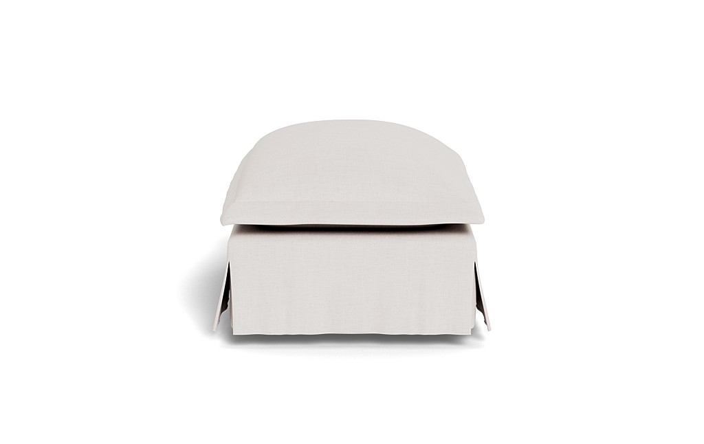 Skylar Rectangle Slipcovered Ottoman - Image 2
