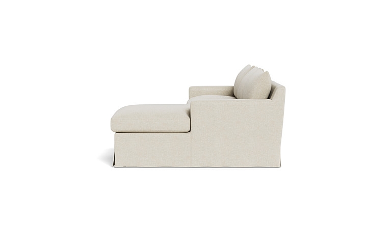 Sloan Slipcovered  Chaise Sectional - Image 1
