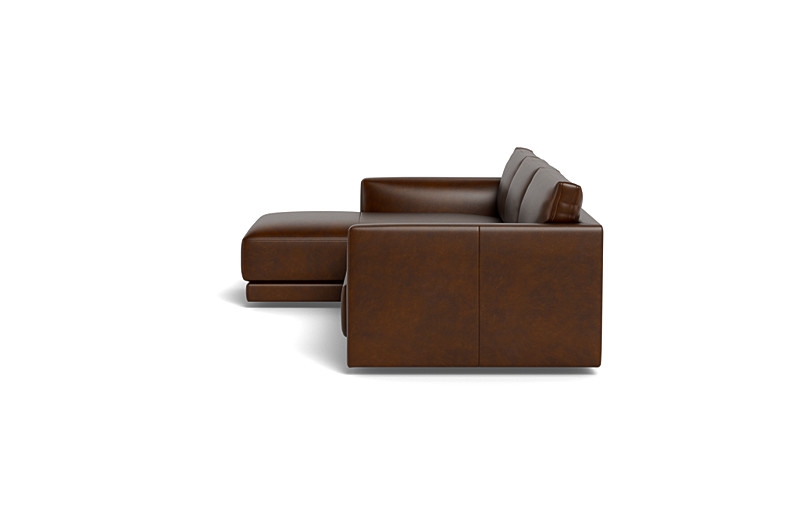 Lukas Leather 3-Seat Left Chaise Sectional - Image 3