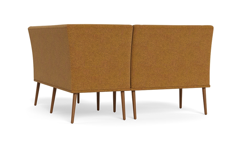Dorian Upholstered Petite Right Banquette with Tufting Option - Image 3