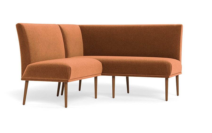 Dorian Upholstered Petite Right Banquette with Tufting Option - Image 3