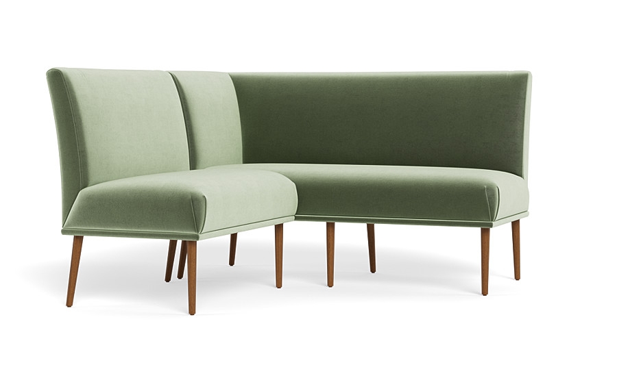 Dorian Upholstered Petite Right Banquette with Tufting Option - Image 4