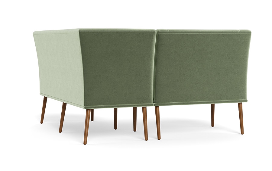 Dorian Upholstered Petite Right Banquette with Tufting Option - Image 3
