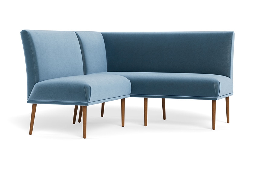 Dorian Upholstered Petite Right Banquette with Tufting Option - Image 2