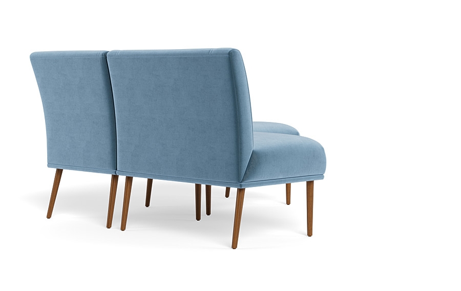 Dorian Upholstered Petite Right Banquette with Tufting Option - Image 3