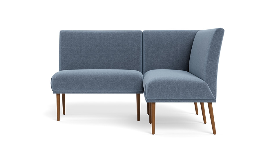 Dorian Upholstered Petite Right Banquette with Tufting Option - Image 0