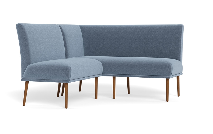 Dorian Upholstered Petite Right Banquette with Tufting Option - Image 3