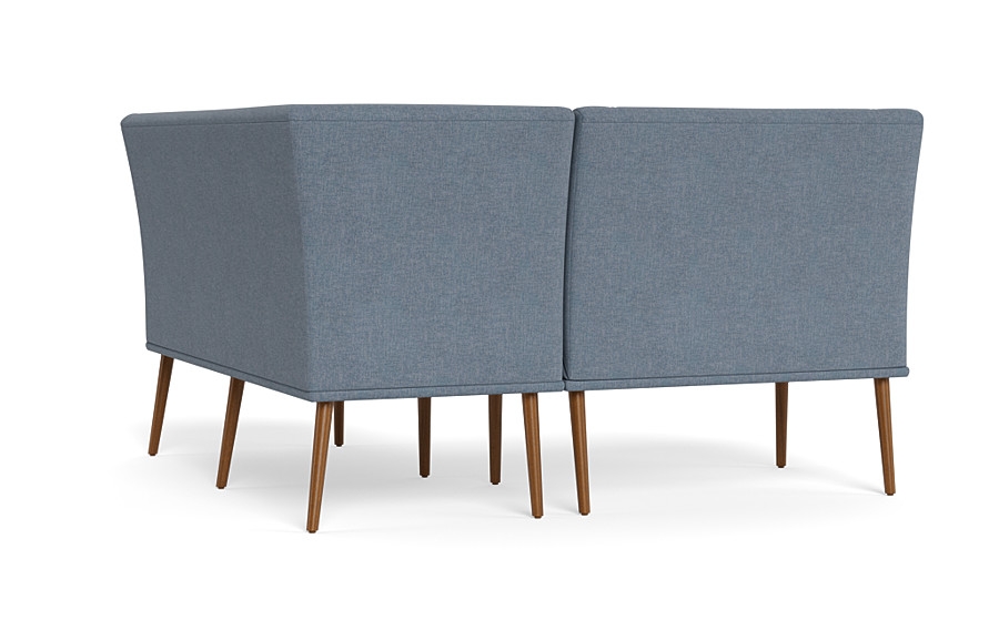 Dorian Upholstered Petite Right Banquette with Tufting Option - Image 2