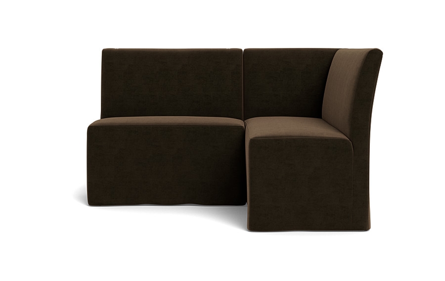 Dorian Slipcovered Petite Right Banquette - Image 0