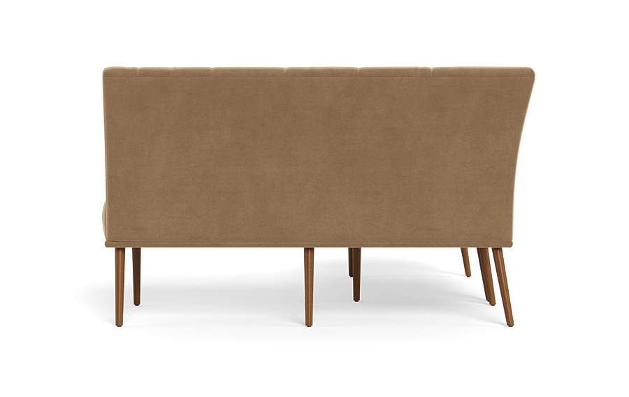 Dorian Upholstered Petite Right Banquette with Tufting Option - Image 2