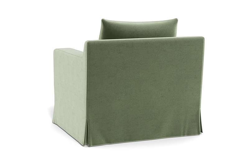 Sloan Slipcovered Swivel Glider Accent Chair - Image 4