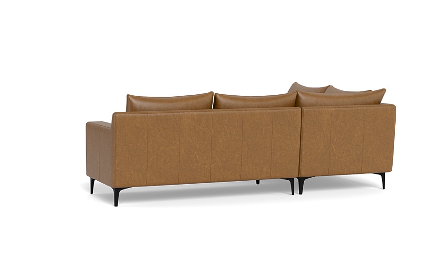 Sloan Leather 3-Seat  Bumper Sectional - Image 2