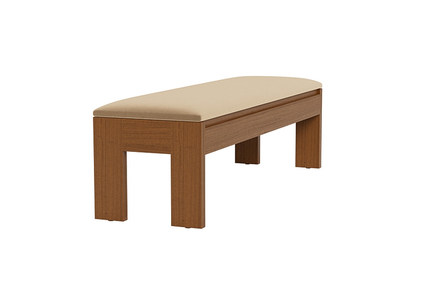 Cade Wood Framed Upholstered Storage Bench - Image 4