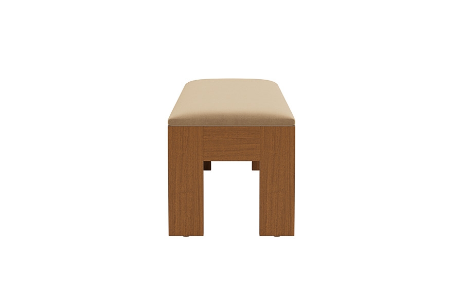 Cade Wood Framed Upholstered Storage Bench - Image 1