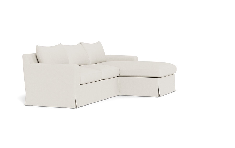 Sloan Slipcovered  Chaise Sectional - Image 2