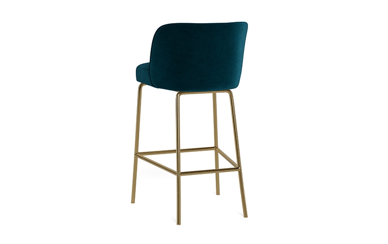 Graham Metal Framed Upholstered Bar Stool - Image 2
