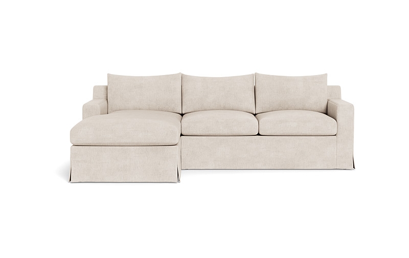 Sloan Slipcovered  Chaise Sectional - Image 0