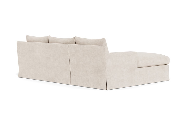 Sloan Slipcovered  Chaise Sectional - Image 4