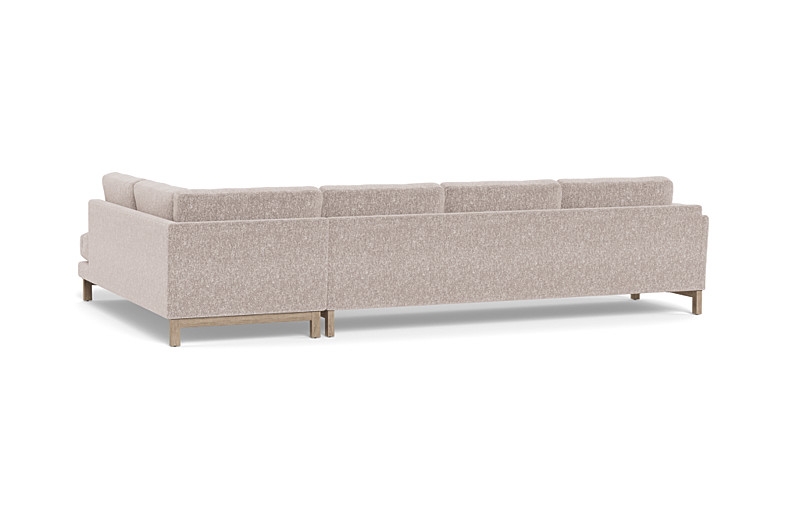 Gaby 4-Seat Sectional with  Bumper - Image 4