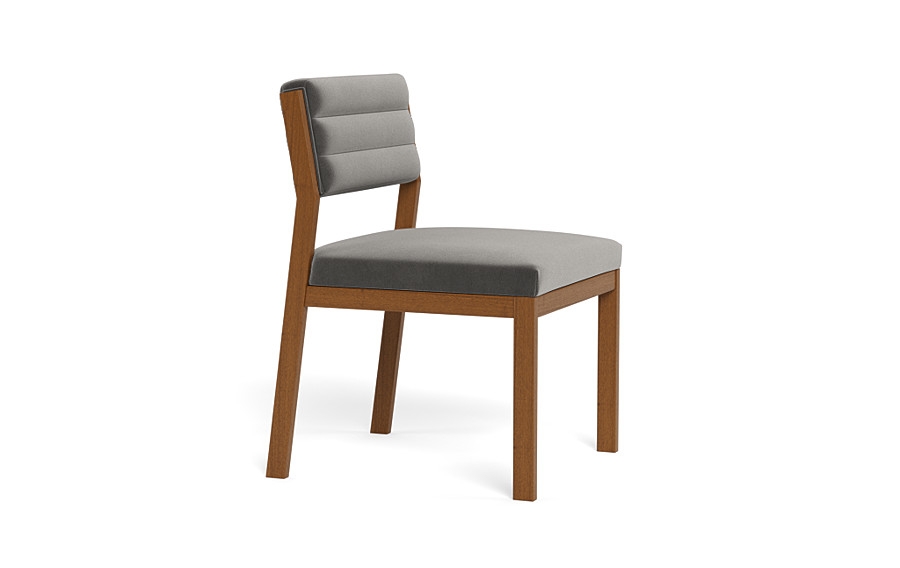 Nora Upholstered Armless Chair - Image 3