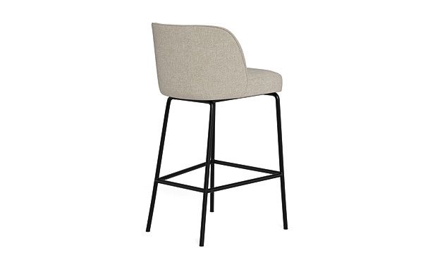 Graham Metal Framed Upholstered Bar Stool - Image 1