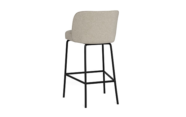 Graham Metal Framed Upholstered Bar Stool - Image 3